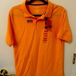 Boys size extra large 18/20 orange chaps two button polo shirt